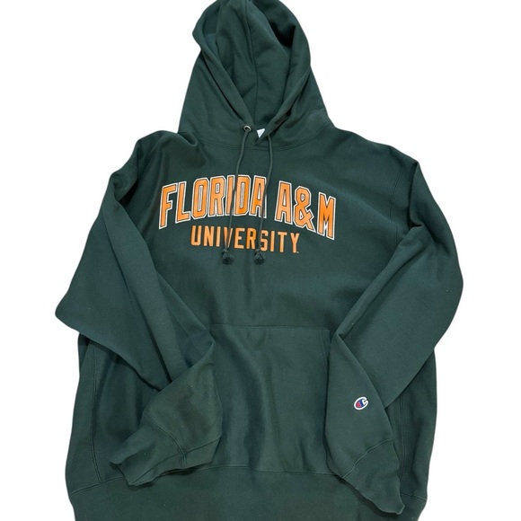 SOLD*******Champion Green Collegiate Sweatshirt Hoodie - Picture 1 of 2